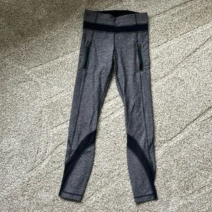 Lululemon Leggings Heathered Navy size 2